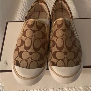 Size 8 Coach Slip on Sneakers
